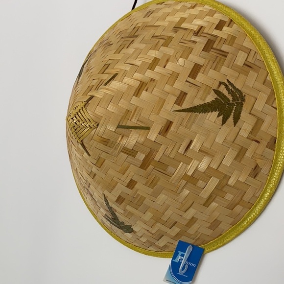 Asia Traditional Chinese Adult l Bamboo 100% Straw Cone Rice Garden Fish… main image 11